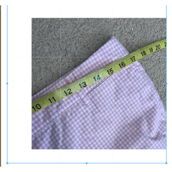 Pink and White Checkered Perfect Crop Talbots Pants 10 - Picture 3 of 6